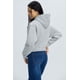 thumbnail image 3 of Polerón Mujer Zipper Crop Gris Melange, 3 of 4