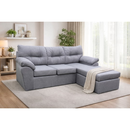 Diseño A M - Sofa Seccional Siena Gris