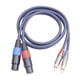 thumbnail image 3 of Conexión De Audio De Cable XLR A RCA Para Mezcladores De Transmisión En Vivo Amplificadores 3 Metros, 3 of 5