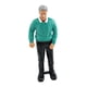 thumbnail image 3 of Figura En Miniatura Pintada, Colección De Escenas De Películas, Adorno De Escritorio, Personas Pequeñas, Abuelo, 3 of 3