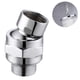 thumbnail image 1 of Conector de ducha, rótula, cabezal de ducha, adaptador de bola giratoria, extensión de brazo de ducha ajustable, componente universal, níquel cepillado, 1 of 8