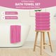 thumbnail image 3 of Set de 6 toallas KAHAF COLLECTION 68 cm × 137 cm Rosa, 3 of 6