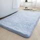 thumbnail image 1 of suxuMhao Azul Claro 50 X 80cm 1 Pieza Tapete de Baño de Forro Polar de Cordero, Antideslizante Absorbente Lavable Suave Tapete de Baño Comodidad Tapete de Piso para Hogar Interior Baño Uso Diario, 1 of 4