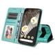 thumbnail image 2 of Funda tipo cartera FOXDOCK para Google Pixel 7 Pro , diseño girasol en relieve, cuero PU, cierre magnético, soporte y tarjetero, 2 of 5