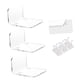 thumbnail image 2 of Estantes de pared de acrílico Repisas de exhibición Estante organizador de pared Estantes de almacenamiento de baño Estante flotante de almacenamiento Transparente, 2 of 4