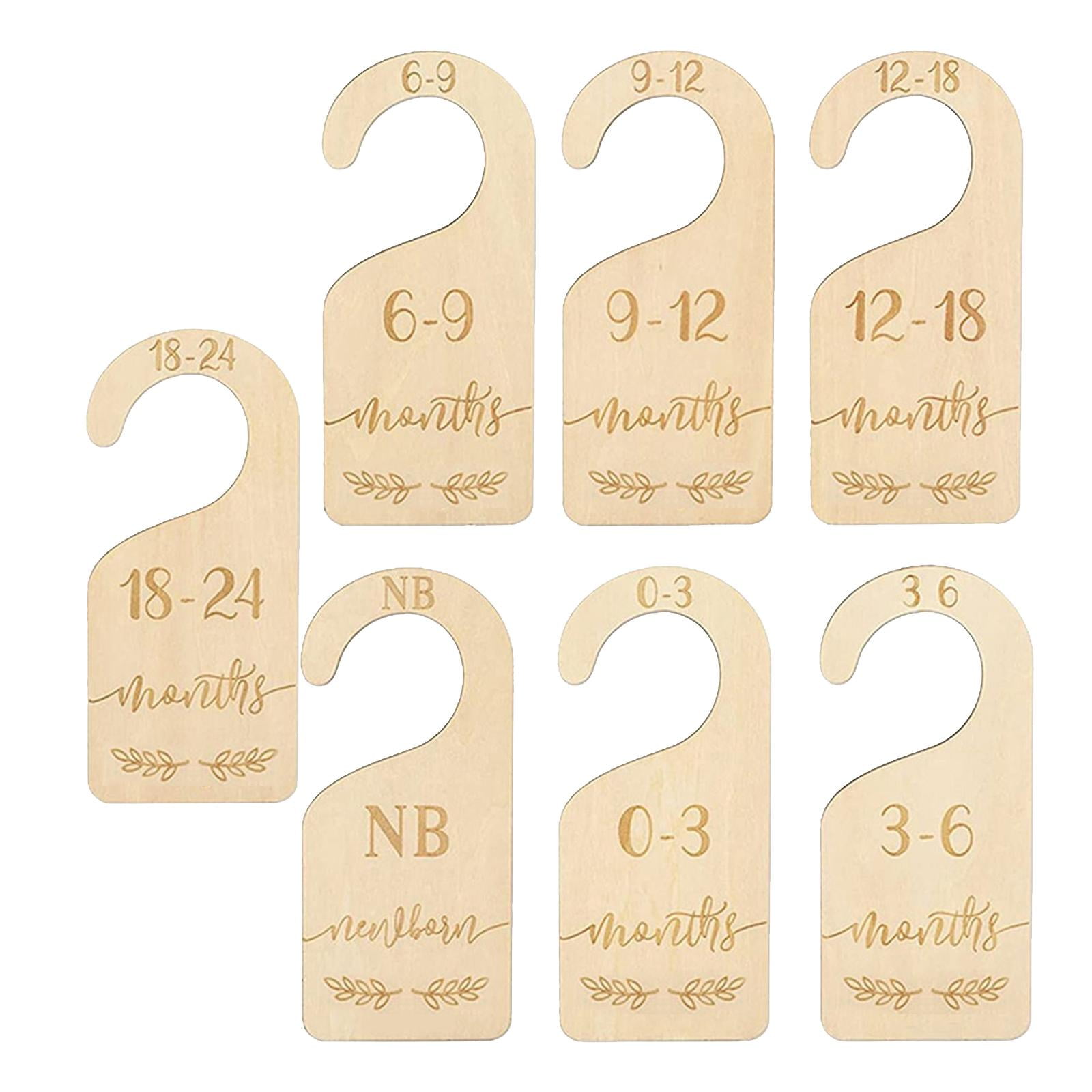 Bothyi - 7x Adorables Separadores De Ropa Colgantes Para Accesorios De Fotos Regalos De Ducha Para Bebés