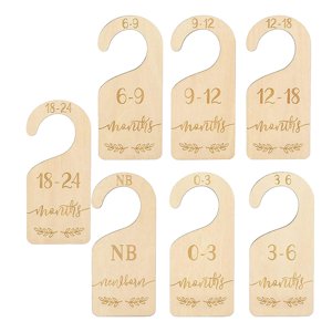 Bothyi - 7X Adorables Separadores De Ropa Colgantes Para Accesorios De Fotos Regalos De Ducha Para Bebés