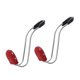 thumbnail image 1 of 2x Ganchos Universales Para Reposacabezas De Coche, Suspensión De Metal Bling, Rojo, 1 of 5