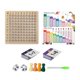 thumbnail image 1 of Tablero De Suma De Multiplicación De Matemáticas De Madera Para Niños, Juguete De Conteo Multipropósito, 1 of 4
