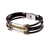 Ioensy - Pulsera De Cuero Pulsera Día Del Padre Pulsera De Cuero Para Hombre Estilo Hijo A