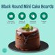 thumbnail image 2 of Minitablas para tartas O'CREME, negras, redondas, 10 cm, 100 unidades, 2 of 7