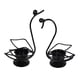 thumbnail image 3 of Candelabro Con Forma De Cisne Para Decoración De Sala De Estar, 2 Uds., Color Negro, 3 of 3