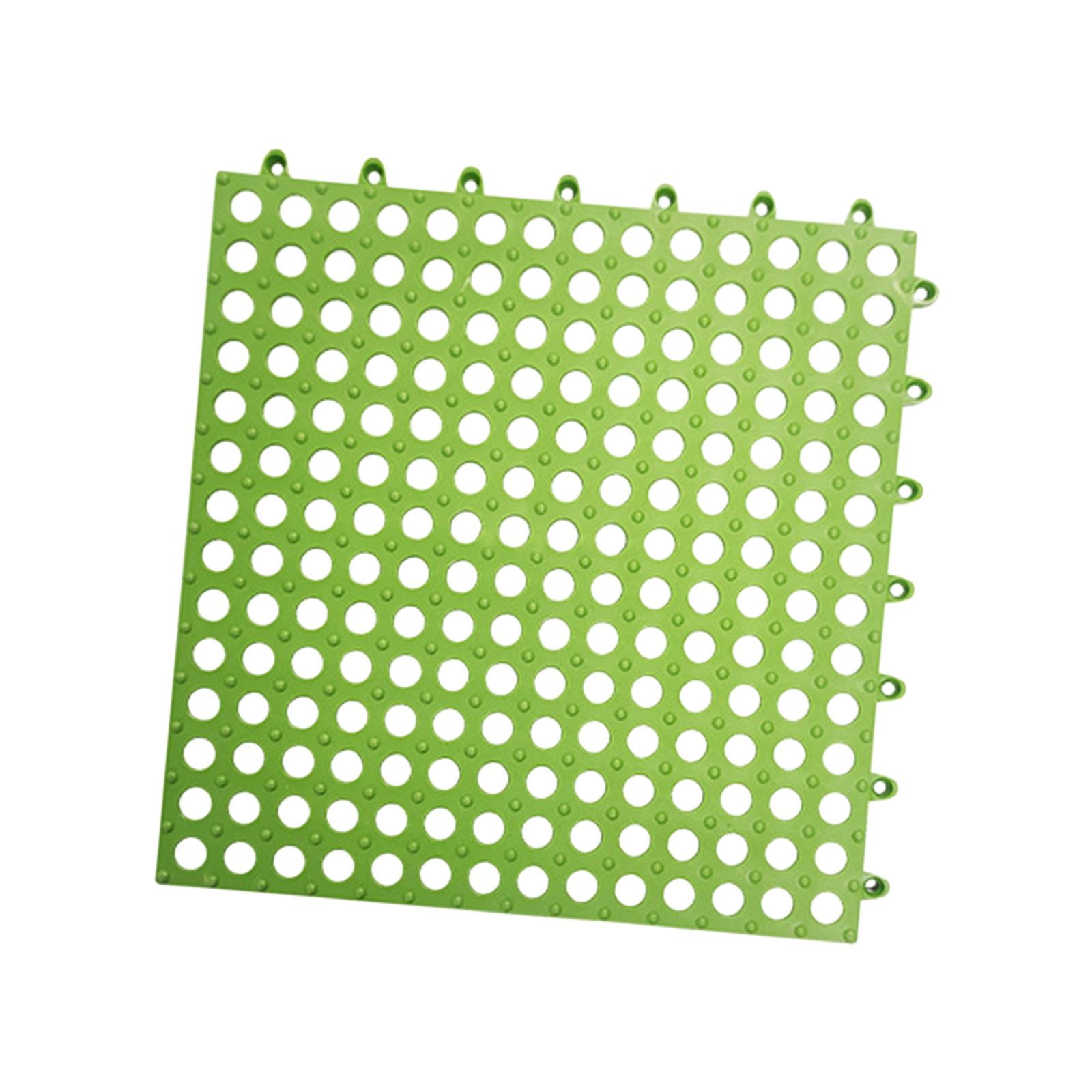 Magideal - Alfombrilla Para Reposapiés De Conejo Con Orificio De 30x30cm, Suministros Para Mascotas, Ropa De Cama Duradera Para Hámster, Alfombrilla Para Jaula P Verde