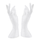 thumbnail image 2 of 1 Par De Manos De Maniquí Femenino Multifuncional Para Accesorios De Fotografía De Anillo De Dedo Blanco, 2 of 3