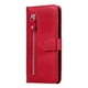 thumbnail image 1 of Funda con Cremallera para Samsung Galaxy S21 Ultra 5G, Carcasa Cartera de Cuero PU con Soporte y Tarjetero, 1 of 6
