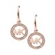 thumbnail image 1 of Pendientes Michael Kors MKJ4796791 de acero inoxidable en oro rosa, 1 of 4