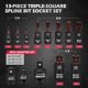 thumbnail image 2 of TripleSquare Spline Bit Socket Set, juego de dados de 13 piezas, 2 of 3
