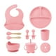 thumbnail image 1 of Set Cubiertos Silicona Libre BPA Antideslizante Rosado, 1 of 2