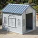 thumbnail image 2 of Casa para perro para Perro 60x54x63.5 cm Blanco, Azul, 2 of 5