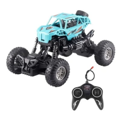 Auto A Control Remoto Off Road Alta Suspension Grande Azul Lider