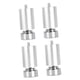 thumbnail image 4 of 4x M10 Rosca Patas Para Armazón De Cama Profesional Para Armarios Cocina Mesa De Comedor Argent 10cm, 4 of 4