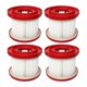 thumbnail image 1 of Filtro de aspiradora TidiRob pack de 4 para Milwaukee 49-90-1900, 1 of 6