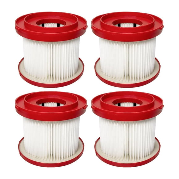 Filtro de aspiradora TidiRob pack de 4 para Milwaukee 49-90-1900