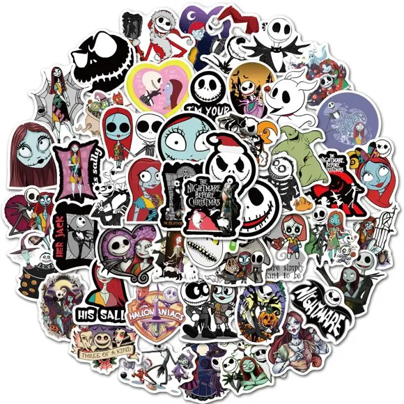 Pack Sticker Jack Skellington The Nightmare Before Christmas