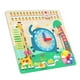 thumbnail image 2 of Rompecabezas De Reloj Con Calendario De Madera Montessori Portátil Para Niños Pequeños En Edad Preescolar, 2 of 5