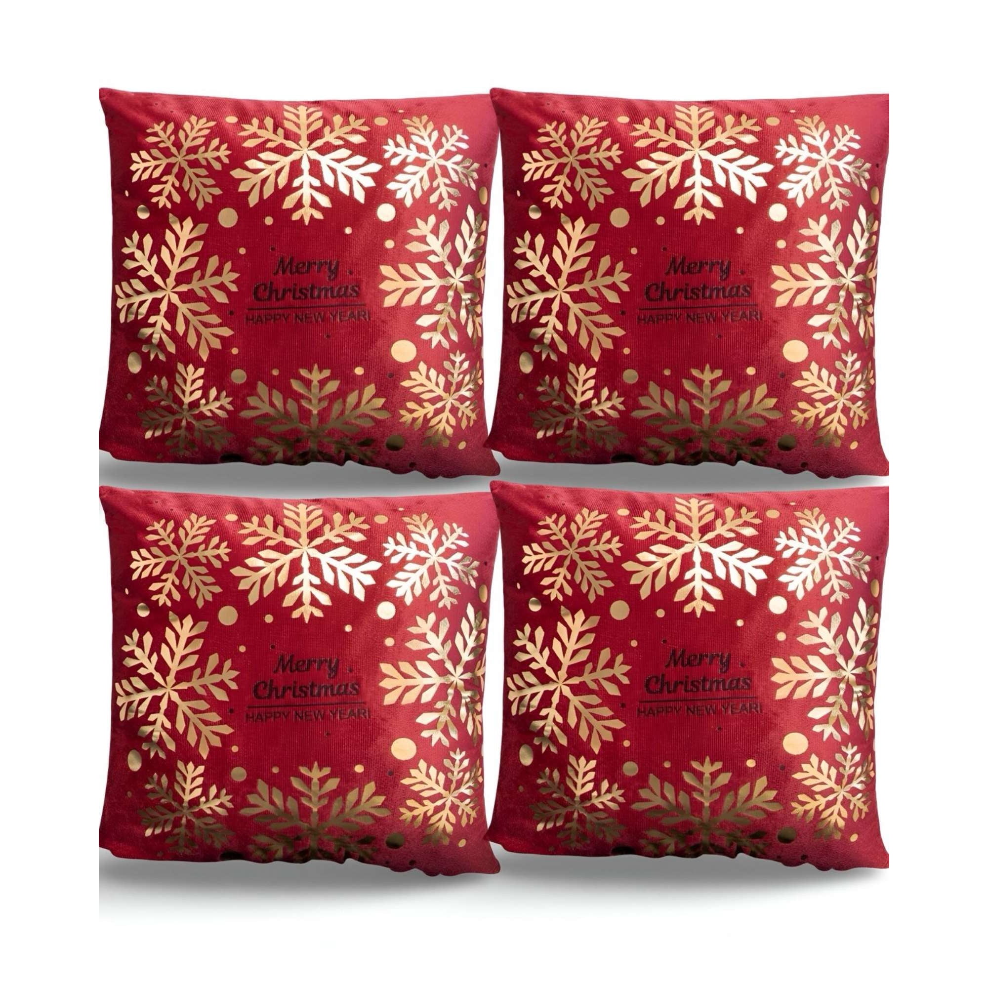 Genérico - Pack De 4 Fundas De Cojin Para Navidad M9