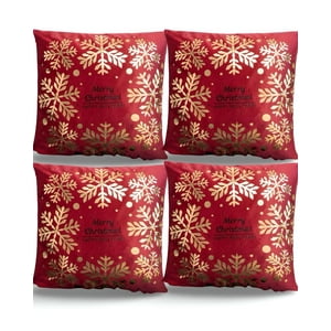 Genérico - Juego De 4 Fundas De Cojin Para Navidad M9