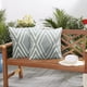 thumbnail image 5 of Juego de 2 fundas de almohada bohemias impermeables para exteriores, con diseño geométrico, para patio y jardín, 45,7 x 45,7 cm, 5 of 7