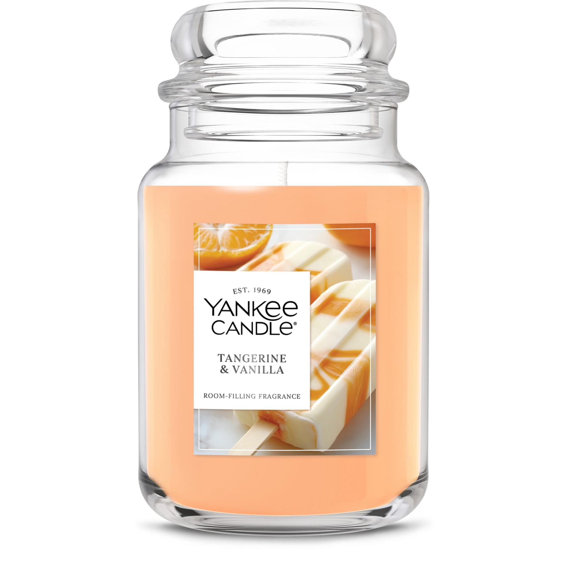 Vela Perfumada Yankee Candle, Mandarina Y Vainilla, 650 Ml