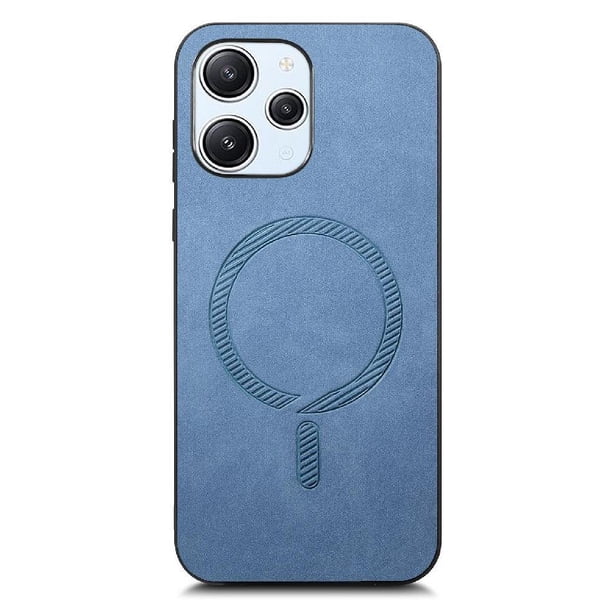 Magnetic Slim Case for Xiaomi Redmi 12 with Camera Guard & Anti-Scratch Back Blue