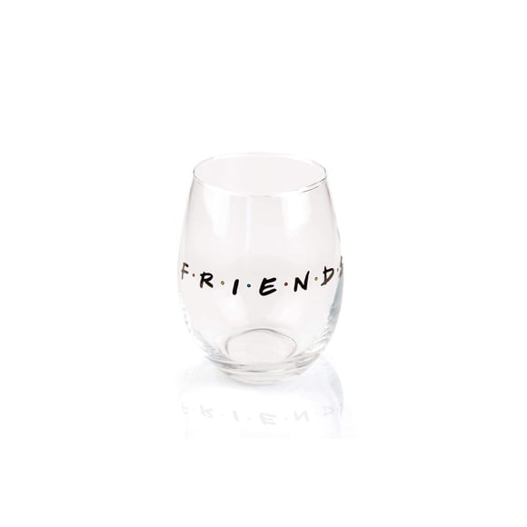 Copa de vino sin tallo plateada con el logotipo de Buffalo Friends Doodle, 600 ml