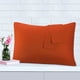 thumbnail image 3 of REGALWOVEN Paquete de 2 Fundas de Almohada de Algodón Egipcio para Almohada Queen, 19"x29" Naranja, 3 of 7