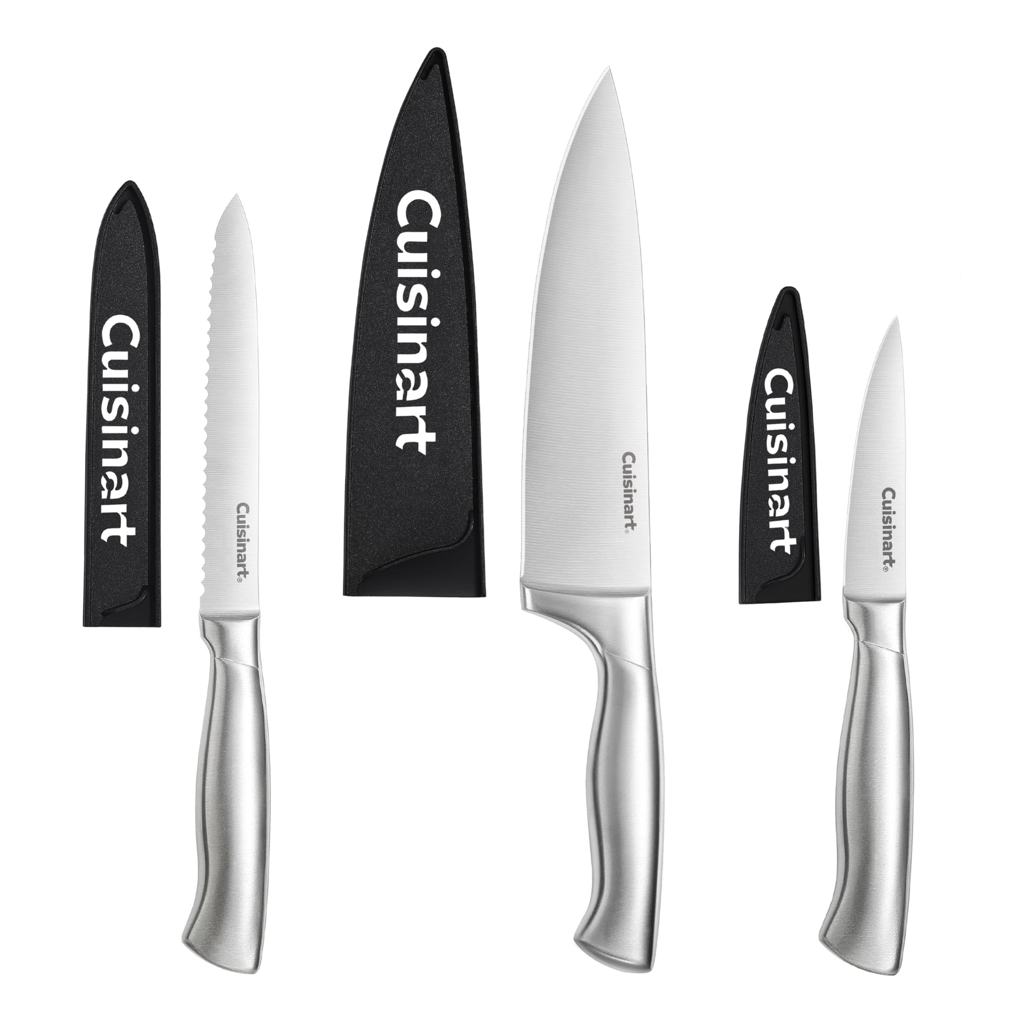 Juego De Cuchillos Cuisinart De 3 Piezas De Acero Inoxidable, Cuchillo De Chef De 20 Cm