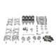thumbnail image 3 of 29 Piezas De Repuesto De Actualización De Metal Para Wltoys 144001 144002 RC Buggy Crawler Silver, 3 of 5