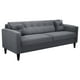 thumbnail image 2 of Sofa New Retro 3CG Felpa 00 Gris, 2 of 6