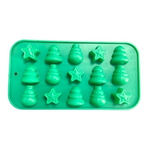Genérico - Moldes De Chocolate Moldes Silicona Chocolate Estrella Arbol
