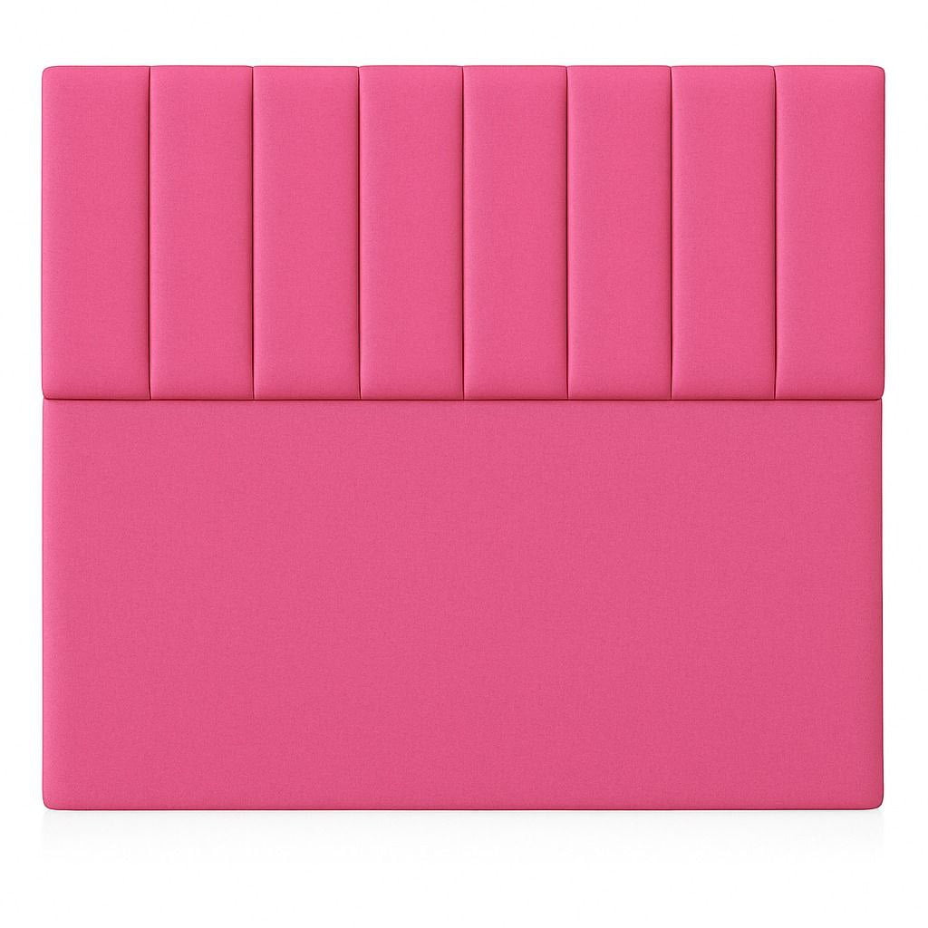 Ethan Desing - Respaldo De Cama 1 Plazas Rosado Turin