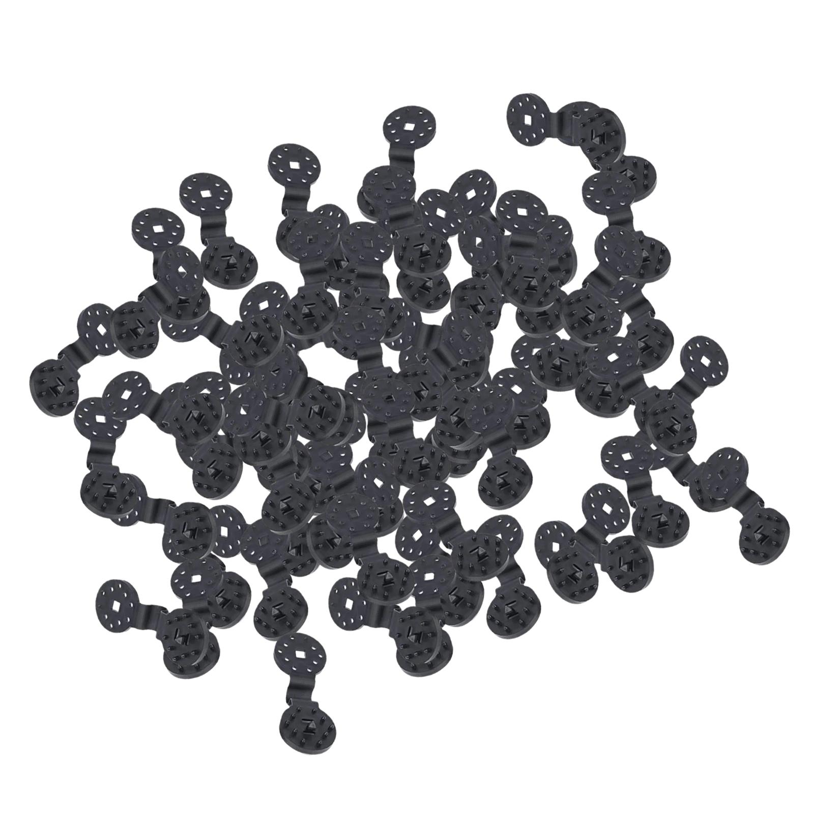 Bothyi - 100 Uds Clips De Gancho Para Sombrilla Red Antiaves Para Exteriores Clips De Tela Para Sombra De Patio Trasero Pequeños