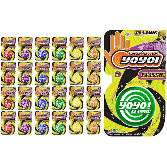 Yoyo JA-RU Dynamic Classic 24 colores surtidos para adultos y niños