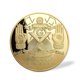 thumbnail image 2 of Moneda Conmemorativa WOERDA de 5 cm Chapada en Oro para Masones, 2 of 7