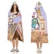 thumbnail image 3 of Superbuns Manta Capa Con Capucha Anti bolitas Manta De Lana Ártica Suave Manta Portátil De Felpa Ligera Y Lujosa Poncho Para Siesta En Casa Y Oficina 100*130cm, 3 of 6