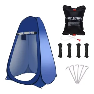 Center Web - Carpa 1 Persona Carpa Baño Vestidor Portátil + Ducha Solar