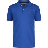 Polo Tommy Hilfiger De Manga Corta Para Niños, Algodón Azul, 16-18