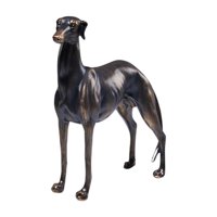 Magideal - Escultura De Estatua De Perro, Figura De Escritorio De Resina, Figura De Animal Para Entusiastas De Las Mascotas, Estante Para Fiestas, Sala De Estar