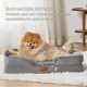 thumbnail image 5 of Sofá ortopédico Bedsure para perros pequeños, color gris, 5 of 9