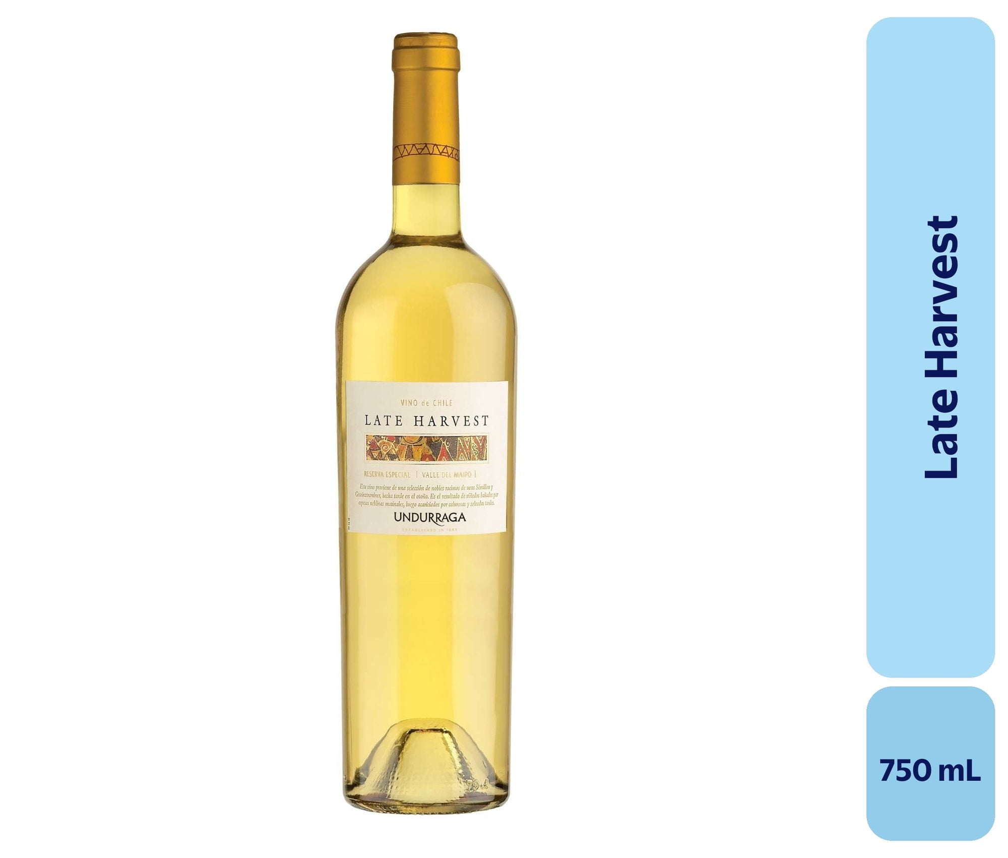 Vino Late Harvest Botella 750 mL Undurraga